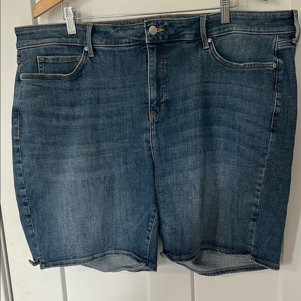 NYDJ Blue Jean Shorts with Stretch Curve360